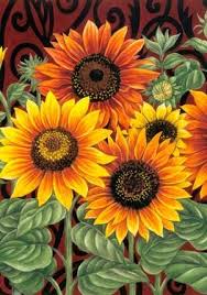 Medium Sunflower Painting Sunflower Pictures Sunflower Art