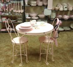 Perfectly Pink Ice Cream Parlor Style Table Chairs Http Shop Ebay Com Merchant In2pink Cool Chairs Table Style Bistro Chairs