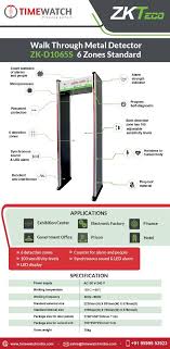 Get best quality metal detectors at market leading price from india. Detect Threats And Screen Persons Effectively With Timewatch Door Frame Metal Detector Dfmd Doorframemet Walk Through Metal Detector Metal Detector Detector