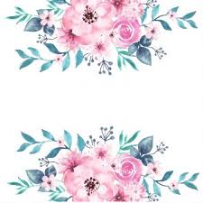 Watercolor Floral Background Floral Background Cherry Blossom Wall Art Flower Background Wallpaper
