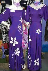 Samoan Style Robe Tahitienne Mode Robe