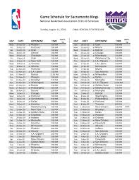 El gran juego de giannis no pudo darle la victoria a los bucks frente a los suns de cp3. Nba Schedule 2019 20 Sacramento Kings Game Dates Start Times Tv Info Rsn