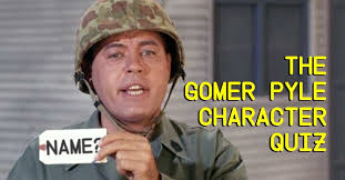 Here is a quiz about the toughest warriors the world has ever seen, the u.s. Can You Name All These Characters From Gomer Pyle U S M C