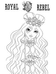 Free printable raven queen coloring page. Lizzie Hearts Coloring Pages Novocom Top