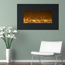 Save money on electricity and reduce your carbon footprint by installing photovoltaic panels. Northwest 36 In Electric Fireplace Color Changing Wall Mount Floor Stand In Black 80 Wsg03 The Home Depot