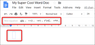 This option does require you to log in to google docs. How To Use The Equation Editor In Google Docs