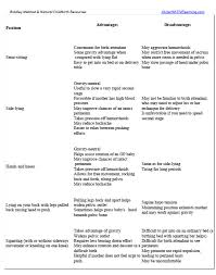 Birth And Labor Position Guide Labor Positions Bradley Method Natural Child Birth