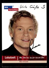marc schulte WDR autograph card original signed # BC 62822