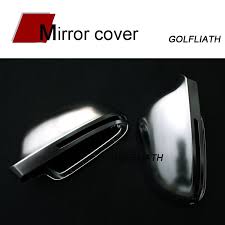 Rearview Mirror Case Side Mirror Chrome Matt Cover For Audi A3 A4 B8 A5 A6 C6 A7 Q3 Q5 Q7 One Pair Audi A3 Rear View Mirror Side Mirror
