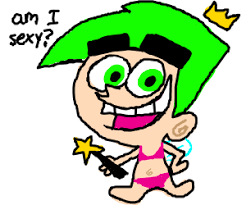 Stripper Cosmo from Fairly Oddparents - Drawception