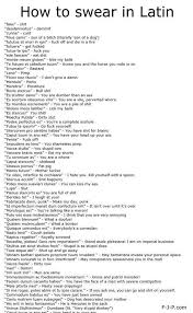 How To Swear In Latin Latin Quotes Latin Phrases Writing Words