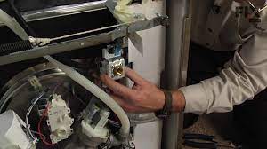 Clean out the drain valve to allow adequate water flow. Kitchenaid Dishwasher Repair How To Replace The Water Inlet Valve Youtube