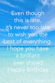 We did not find results for: 85 Happy Belated Birthday Wishes For Friends And Family