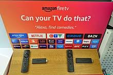 These products offer the same services and both come equipped with a bluetooth remote. Amazon Fire Tv Wikipedia