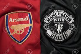 Manchester united football club is a professional football club based in old trafford, greater manchester, england, that competes in the pre. Bangkok Thailand August 23 The Logo Of Arsenal And Manchester United On Football Jersey On August 22 2017 Stock Photo Picture And Royalty Free Image Image 84460195