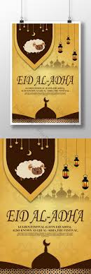 There are two key eid's (celebration festivals) in islam: Muslim Eid Al Adha Poster Psd Free Download Pikbest