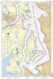 Noaa Nautical Chart 18474 Puget Sound Shilshold Bay To
