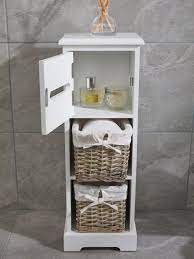 Bathroom floor standing cabinet storage doors shelves organizers utility organizer space saver living room bedroom kitchen white wicker cabinets. Lloyd Pascal Burford Bathroom Storage Units The Furniture Co