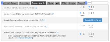 How To Manually Change The Outgoing Ip Address For Email Delivery On A Whm Cpanel Server Vander Host