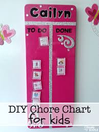 Diy Chore Chart Idea For Kids Cleverly Simple