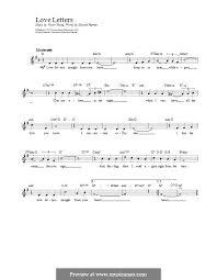 This is the free love letters in the sand sheet music first page. Love Letters By V Young Sheet Music On Musicaneo