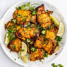 How to grill chicken thighs real simple. Sazon Grilled Chicken Thighs Ambitious Kitchen