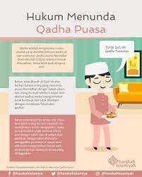 Menunda Qadha Puasa Ramadhan Hukum