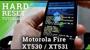 Hard Reset Motorola Fire XT530 / XT531 ...