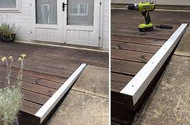 Highlighting Decking And Access Ramp Edges With Stair Nosing Stair Nosing Stairs Door Steps