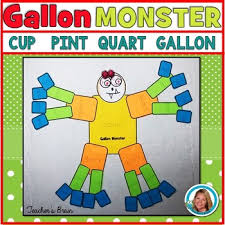 Gallon Man Printable Worksheets Teachers Pay Teachers