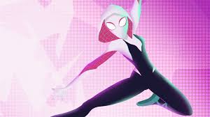 Dressed in her signature white hooded spider suit. Spider Gwen Stacy In Spider Man Into The Spider Verse Wallpaper 4k Ultra Hd Id 3492