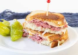 Slide the pizza rack into shelf position 6. Corned Beef Reuben Sandwich Recipe Bake Me Some Sugar