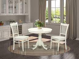 Match it with the rest of the arabella collection, and your dining area will be the most stylish room in the house. East West Furniture Dining Table Set 2 Amazing Dining Room Chairs A Beautiful Pedestal Dining Table Wooden Seat And Linen White Round Kitchen Table Buy Online In Cape Verde At Capeverde Desertcart Com