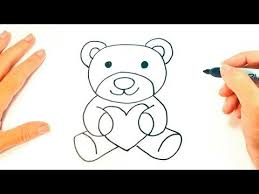 24 How To Draw A Teddy Bear Teddy Bear Easy Draw Tutorial Youtube Teddy Bear Drawing Easy Teddy Bear Drawing Bear Paintings