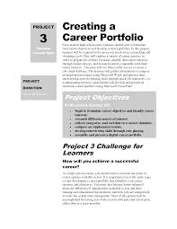 Career Portfolio Template Template Business