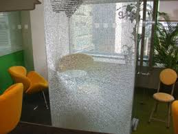 The 'cylinders' were 6 to 8. Shattered Glass Panels House Of Glass
