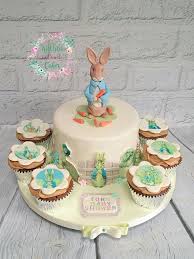 Peter Rabbit Baby Shower Cake By Kitchen Island Cakes Cakesdecor