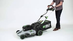 I bought a spare battery because i use. How To Start And Stop The Ego Power 21 Mowers Youtube