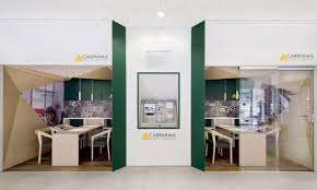 My House Bank Branch Concept Of Cariparma Credit Agricole By Dinn Milan Italy Retail Design Blog Bank Interior Design House Design