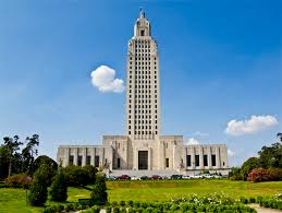 Loading dock can accommodate straight trucks only; New State Capitol 64 Parishes