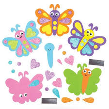 Mix Match Deko Magnete Schmetterling Basteln Bastelbedarf Bastelsachen
