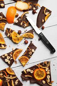 Dark Chocolate Bark With Candied Orange Peel And Hazelnuts Recipe Chocolate Bark Dark Chocolate Bark Candied Orange Peel
