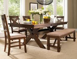 Our wood tables are made from durable products like oak, walnut or ash and range in style from modern to rustic. Roundhill Furniture Karven 6 Piece Solid Wood Dining Set With Table 4 Chairs And Bench Buy Online At Best Price In Uae Amazon Ae