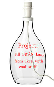 How To Dismantle And Fill Those Otherwise Un Dismantleable Bran Lamps I Just Got At Ikea Ikea Ikea Floor Lamp Ikea Lamp
