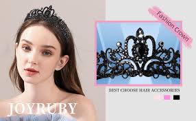 Amazon.com: JOYRUBY Black Crown Tiaras for Women, Black Swan Crown Elegant  Princess Crown Bride Tiara Crystal Crown for Women Tiaras for Girls Mermaid  Crown for Halloween Prom Wedding Homecoming Pageant : Beauty