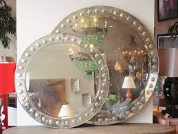 Habitat patsy extra large round black wall mirror. Large Round Antiqued Bubble Frame Mirror Mecox Gardens Mirror Venetian Mirrors Mirror Frames