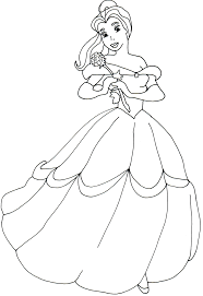 Disney belle coloring pages are a fun way for kids of all ages to develop creativity, focus, motor skills and color recognition. Printable Coloring Pages Disney Belle All Round Hobby
