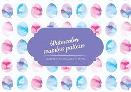 Download Vector Watercolor Easter Eggs Pattern Eps Ai Svg Uidownload