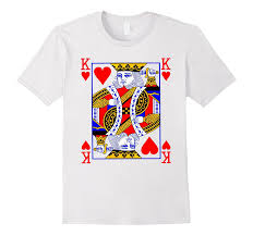 4.8 out of 5 stars. King Of Hearts Playing Card Poker Card Costume Tee Shirt Th Teehelen