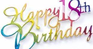 Pin By Le Creazioni Di Emy On 18 18 Gefeliciteerd Happy Birthday Happy 17th Birthday Happy 18th Birthday Son Happy 18th Birthday Daughter